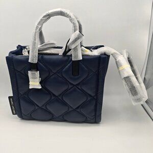 Marc Jacobs Mini Grind Quilted Leather Azure Blue